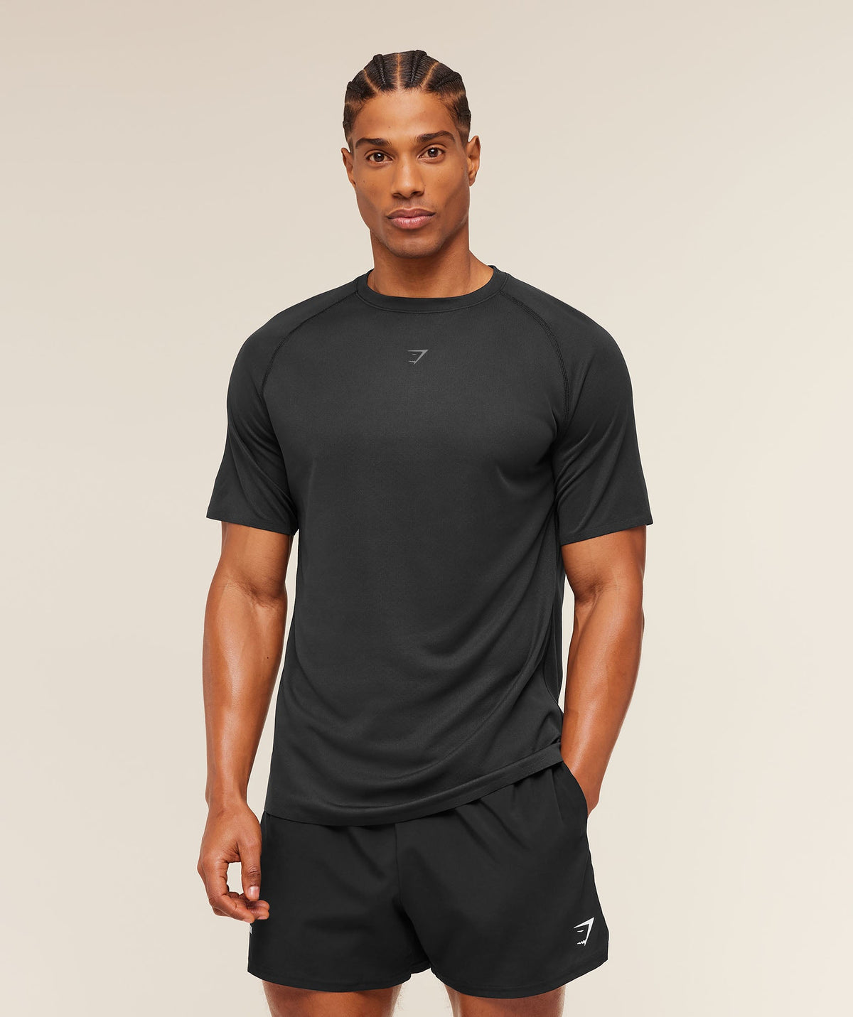 Hybrid Engineered Jacquard T-Shirt - Black ;)