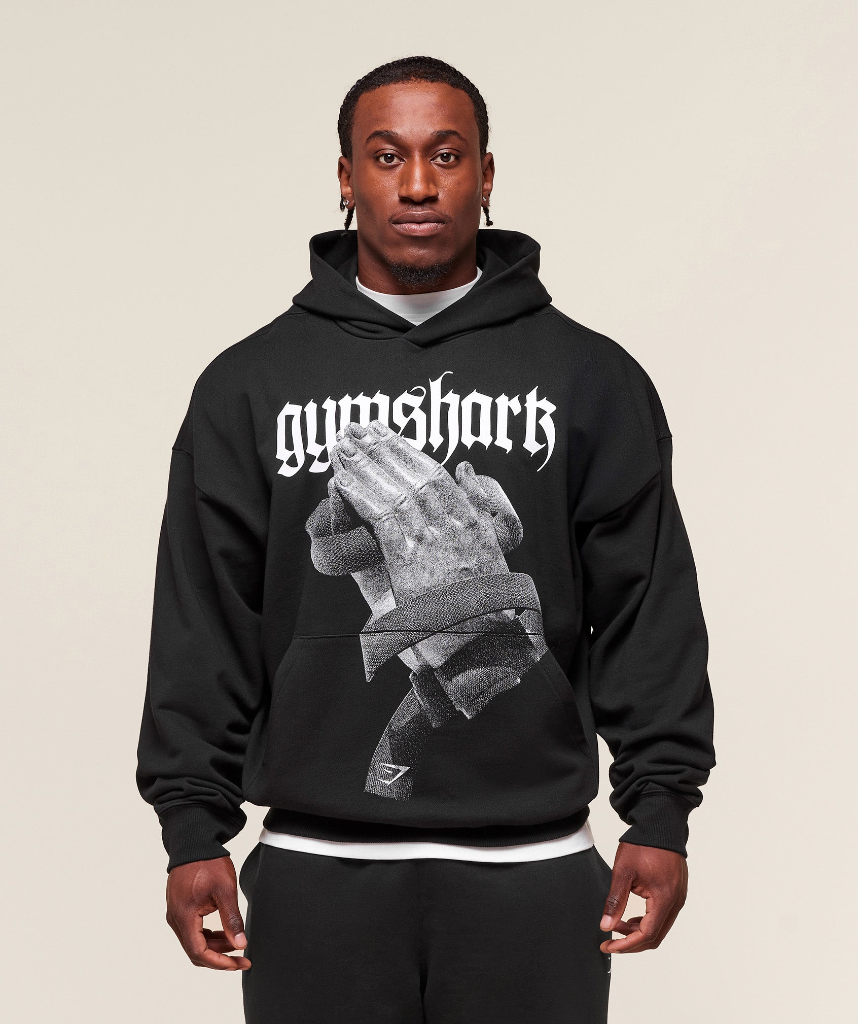 Prayer Hands Hoodie - Black ;)