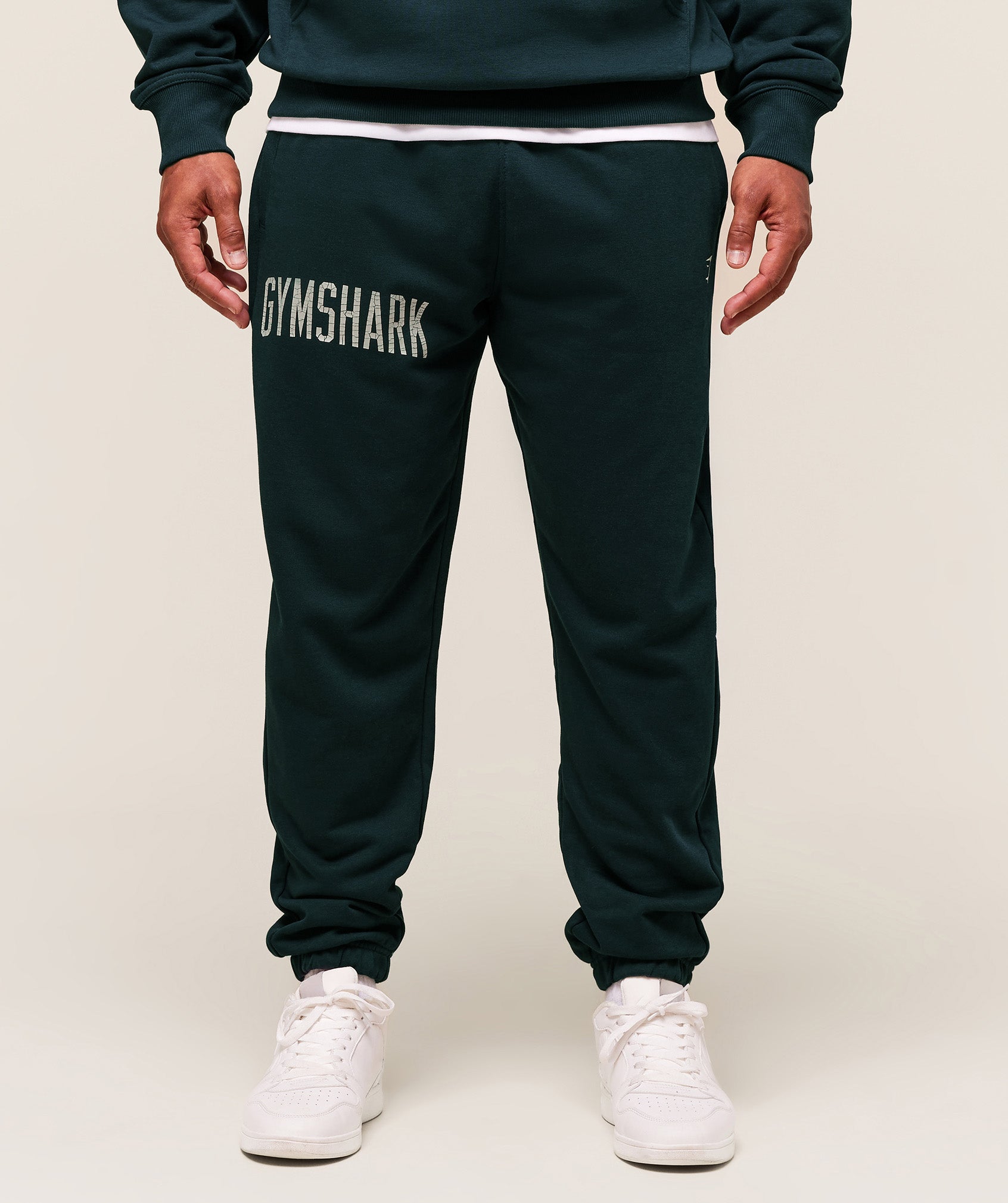 Worn Graphic Joggers - Deep Petrol Blue ;)