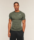 Geo Seamless Grid T-Shirt - Strength Green/Haze Green ;)