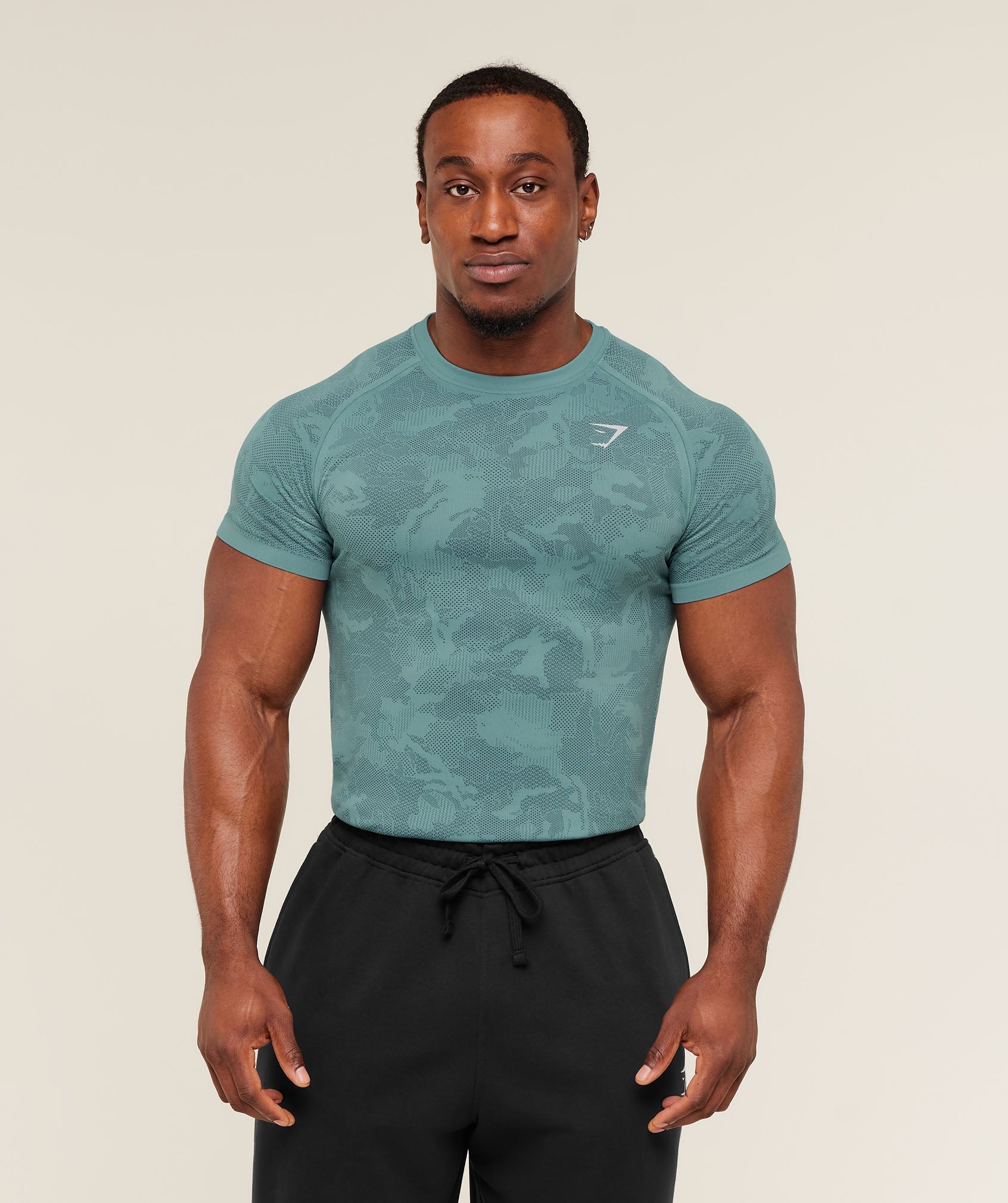 Geo Seamless T-Shirt - Storm Blue / Stealth Blue ;)