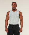 Geo Seamless Tank - Light Grey/Smokey Grey ;)