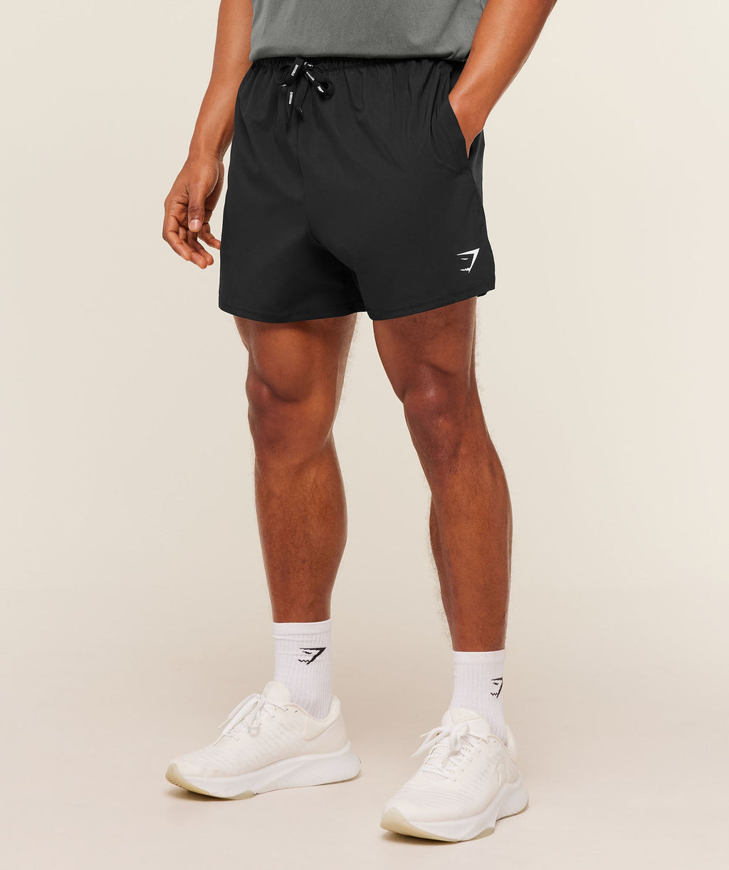 Train 5" Shorts - Black