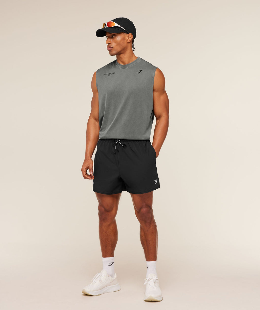 Train 5" Shorts - Black