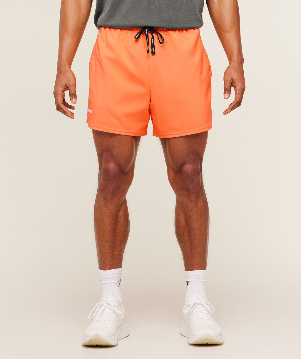 Train 5" Shorts - Dayglow Peach