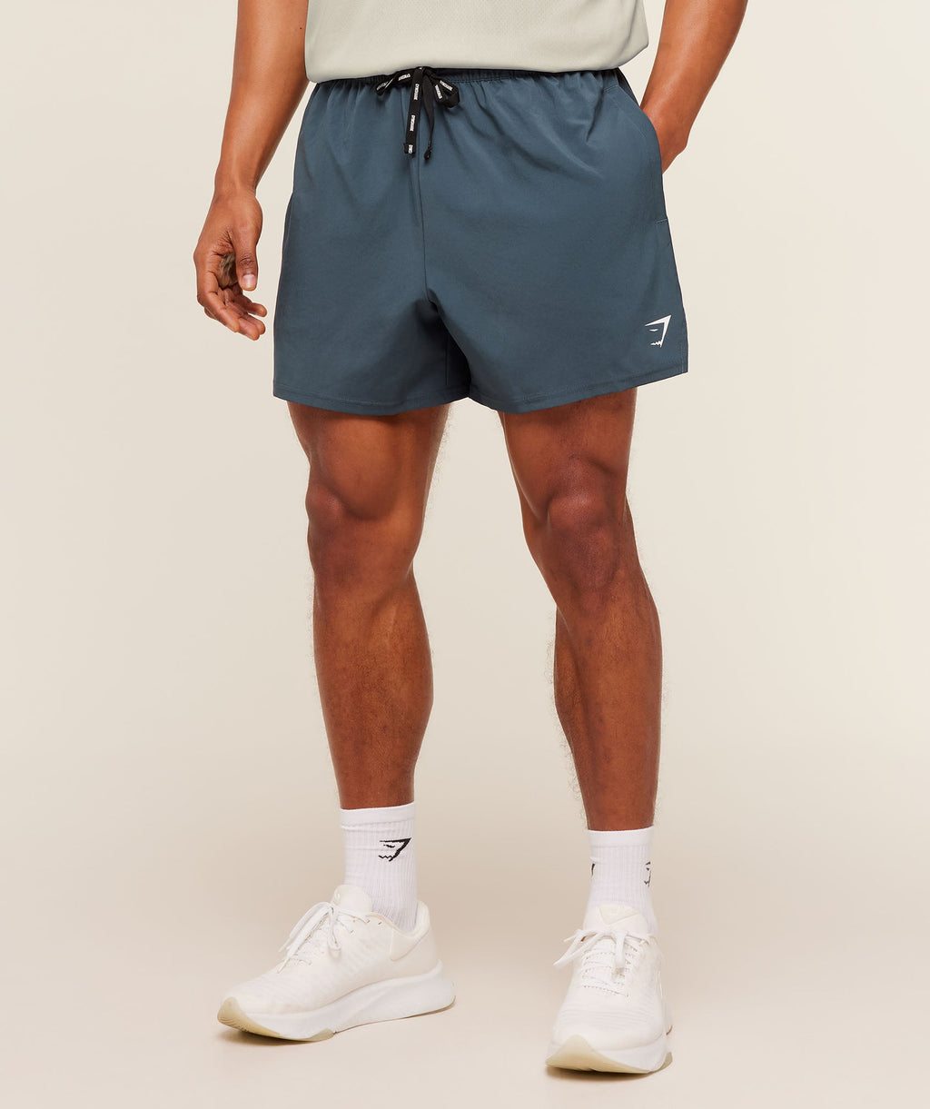 Train 5" Shorts - Stealth Blue
