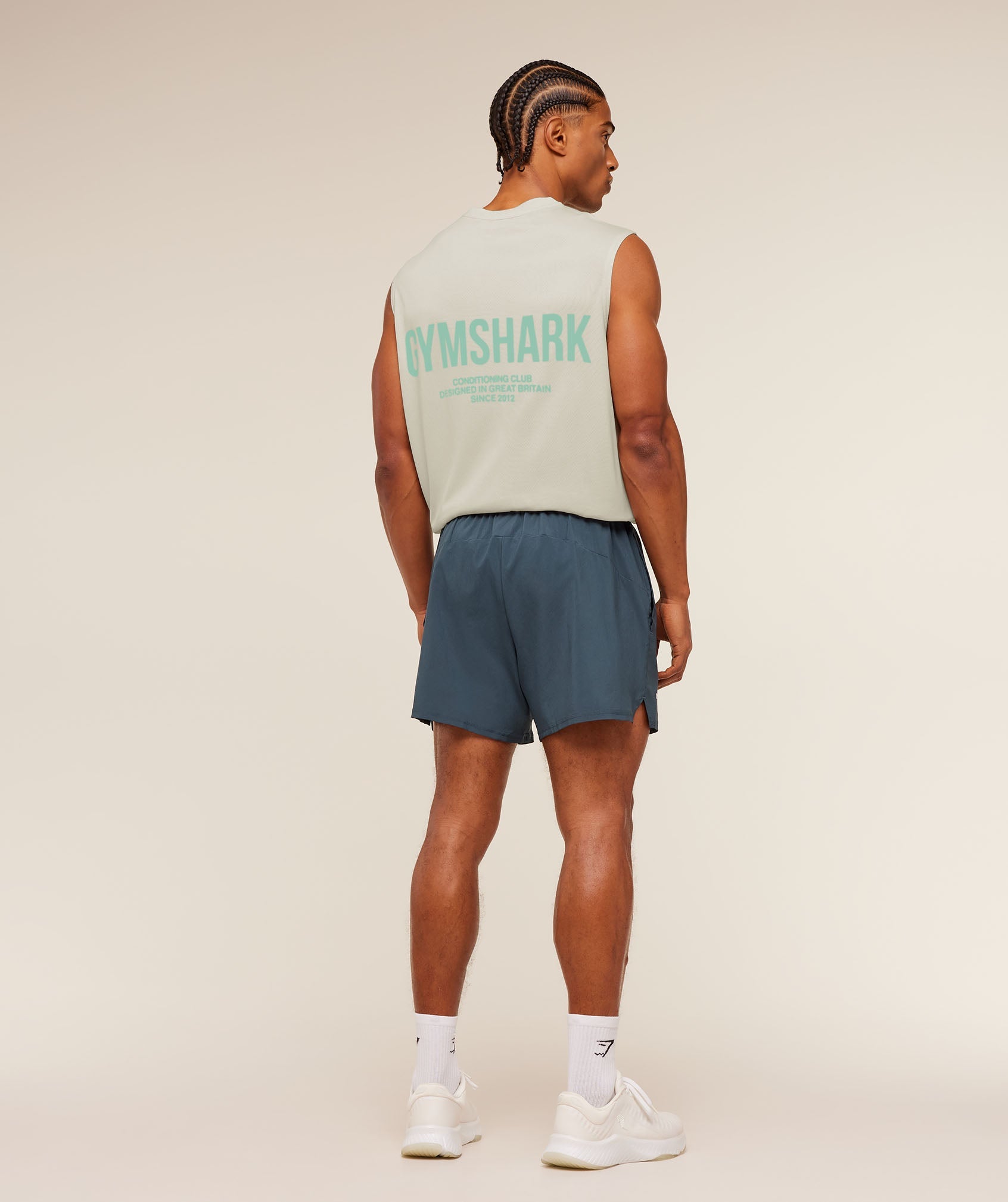 Train 5" Shorts - Stealth Blue