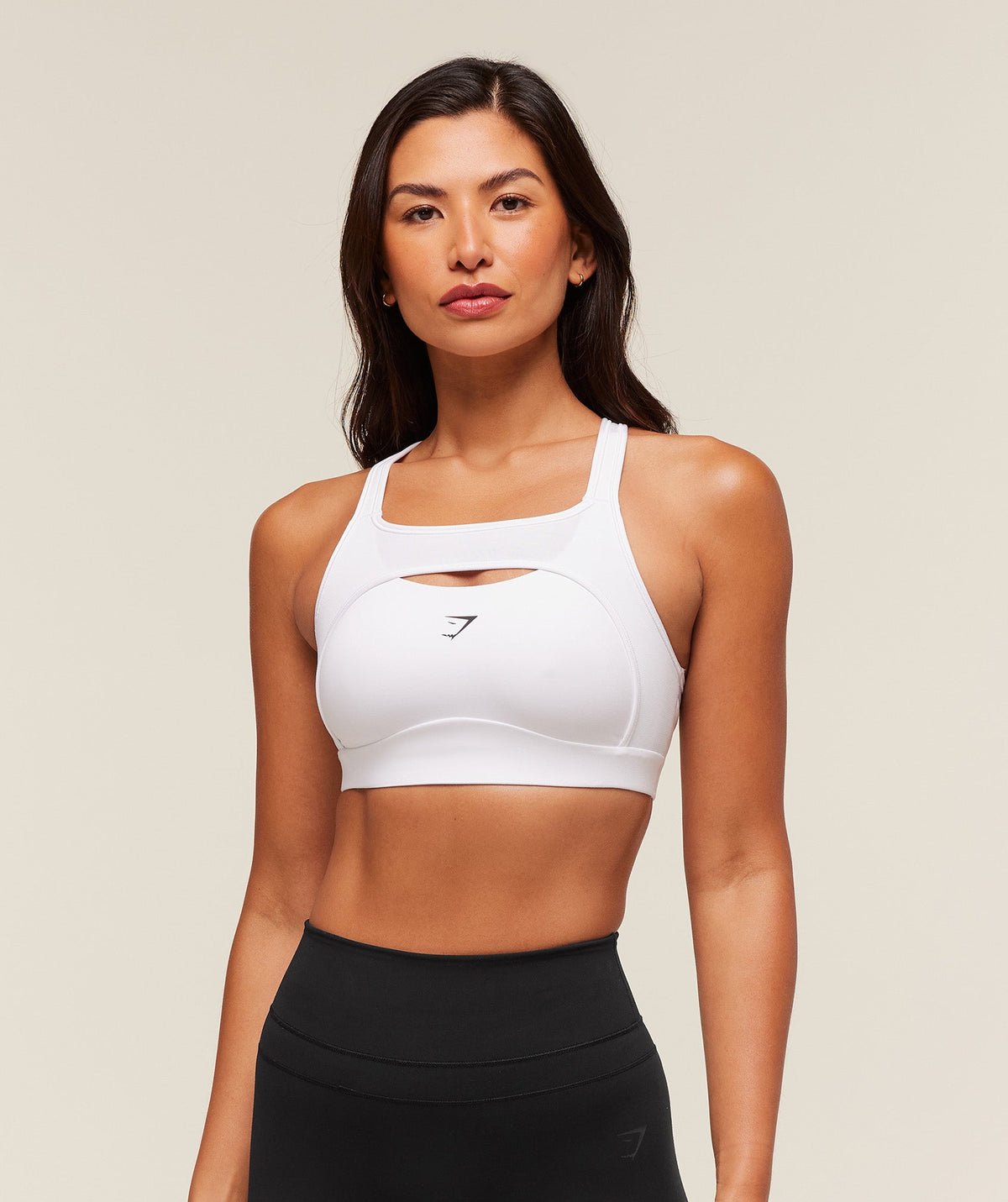 Alpha High Support Sports Bra - White