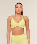 Volt Light Support Sports Bra - Sorbet Yellow/White