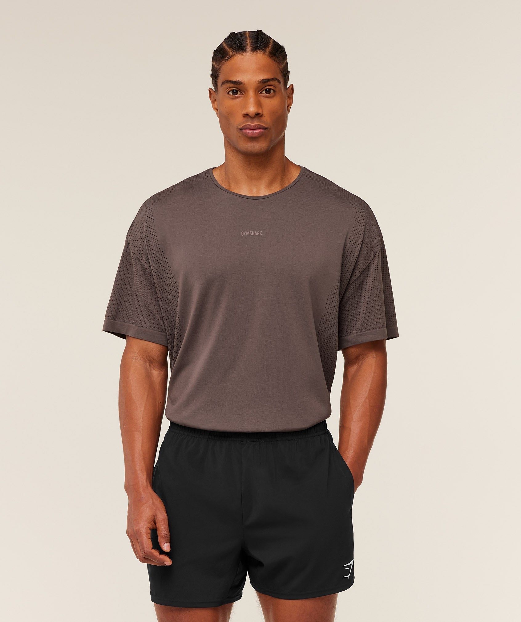 Distance Seamless T-Shirt - Cool Brown / Cool Brown ;)