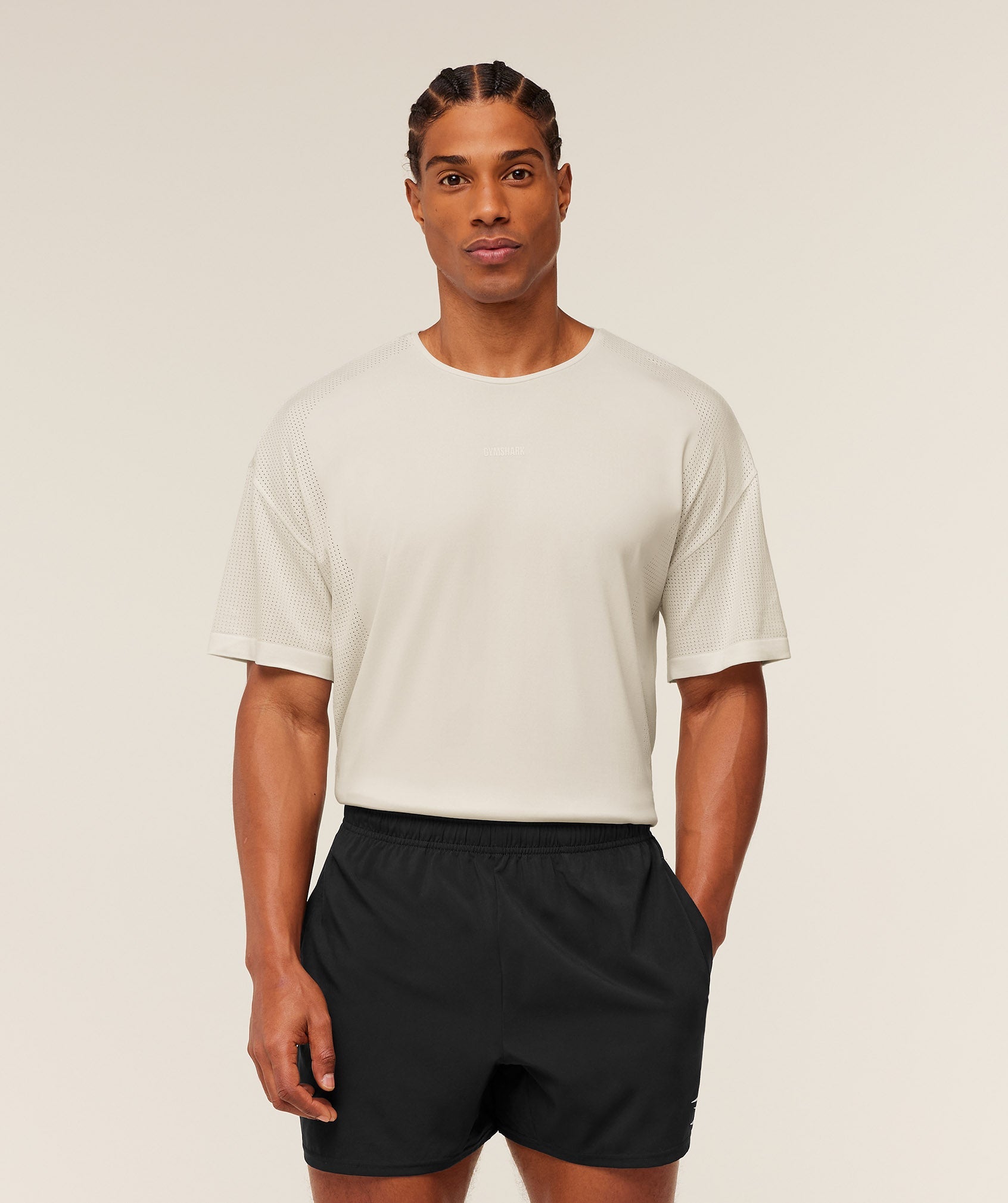 Distance Seamless T-Shirt - Soft White / Soft White ;)