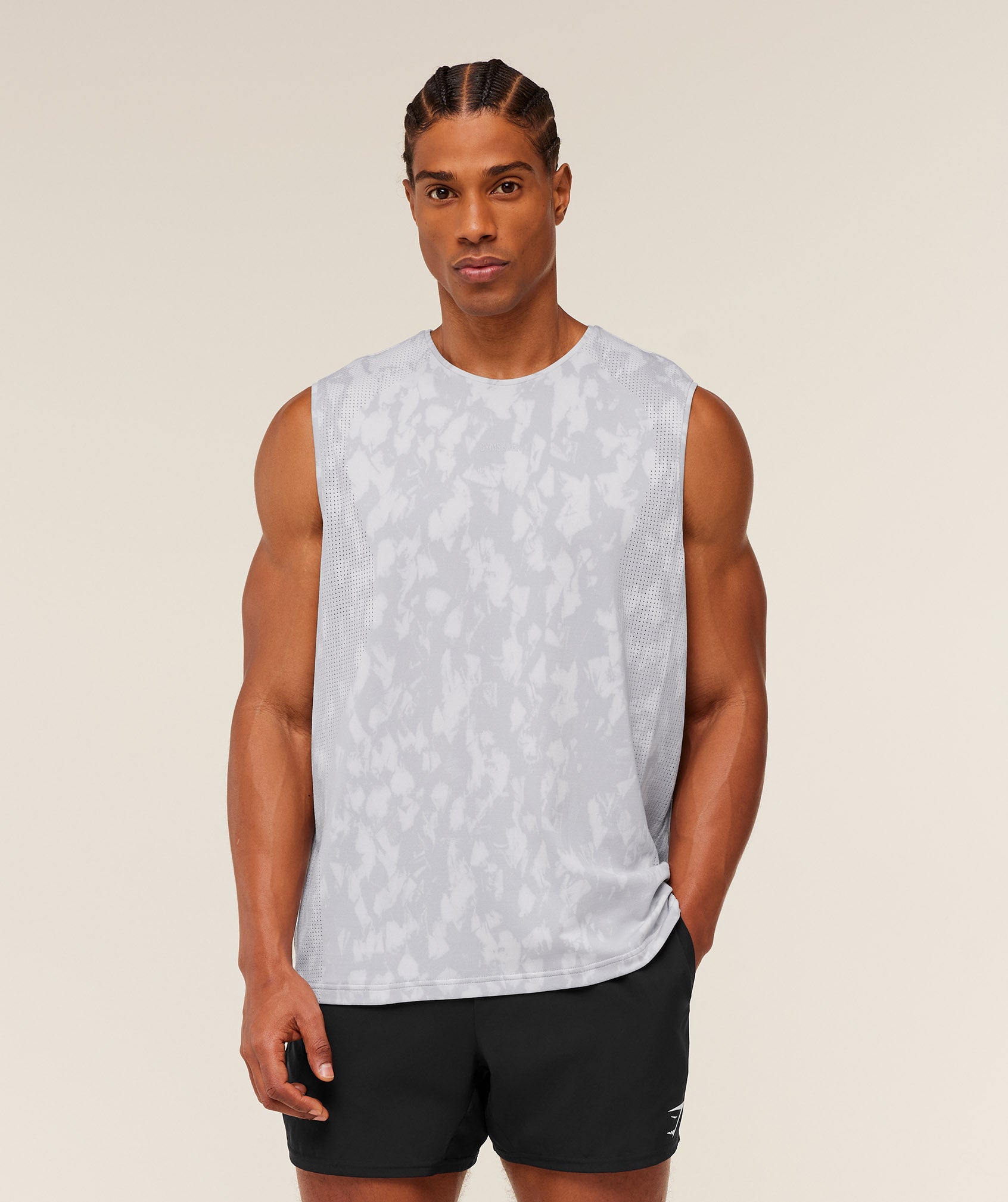 Distance Seamless Tank - Light Grey / Light Grey / ACID WASH ;)