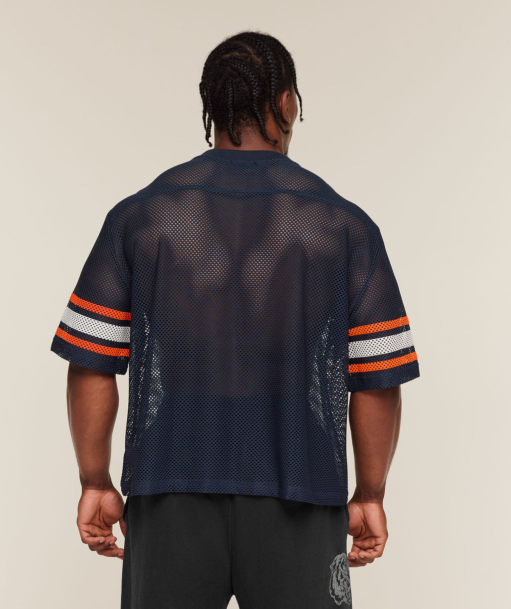 Gymshark Collective Mesh Contrast Jersey Azul