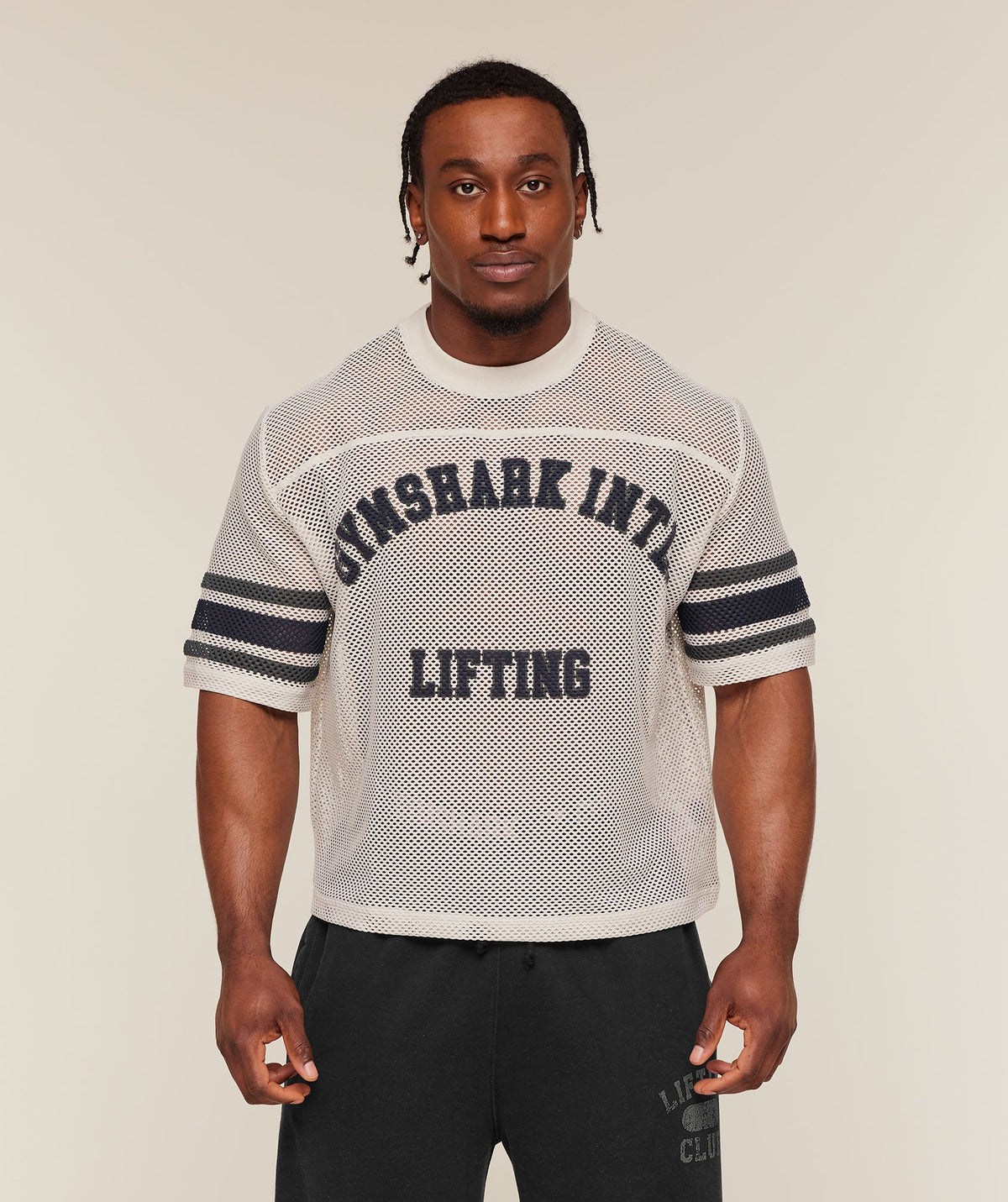 Collective Mesh Contrast Jersey - Tinted White ;)