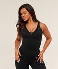 Lift Seamless Tank with Shelf - Black Marl