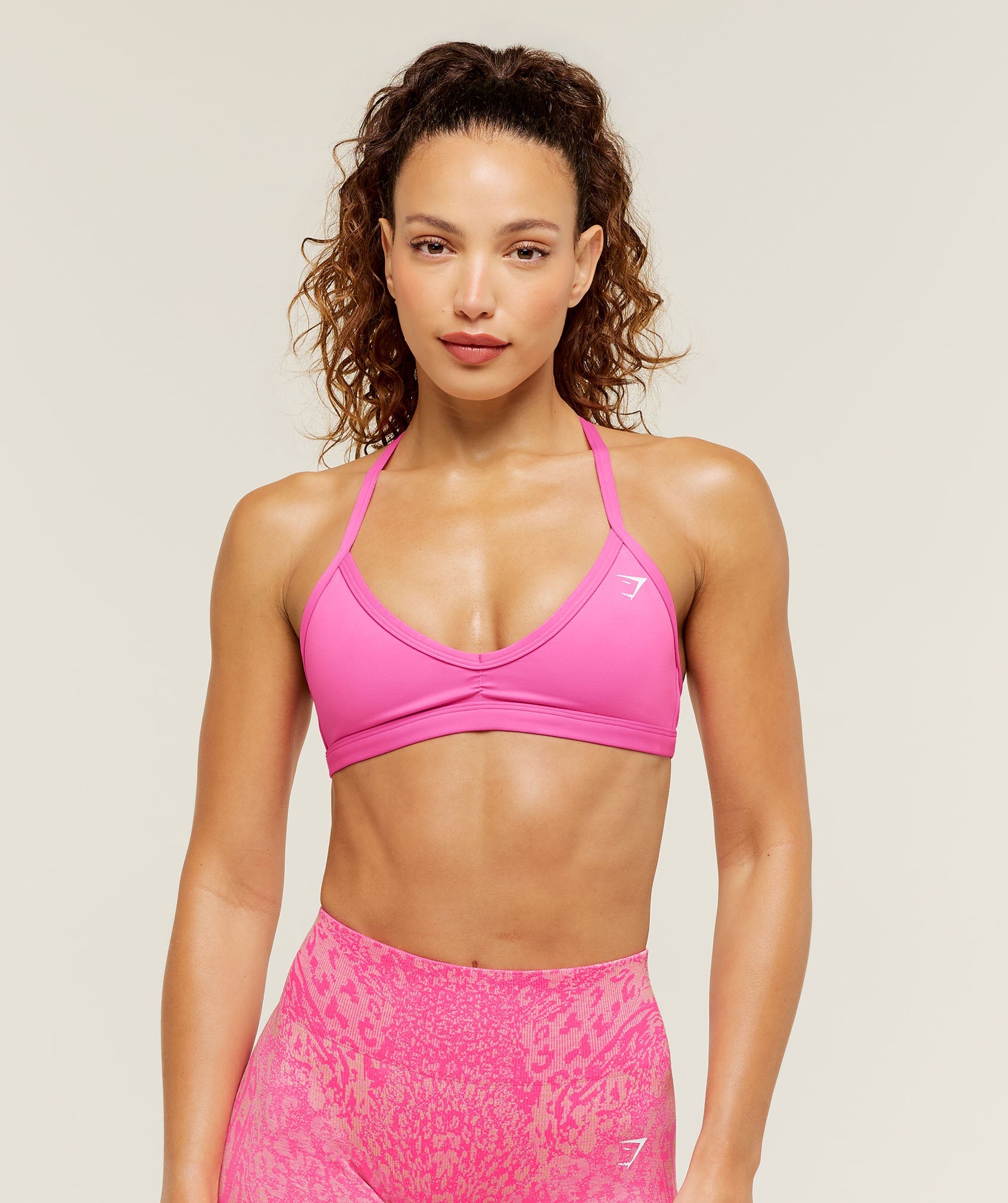 Minimal Sports Bra - Electric Pink
