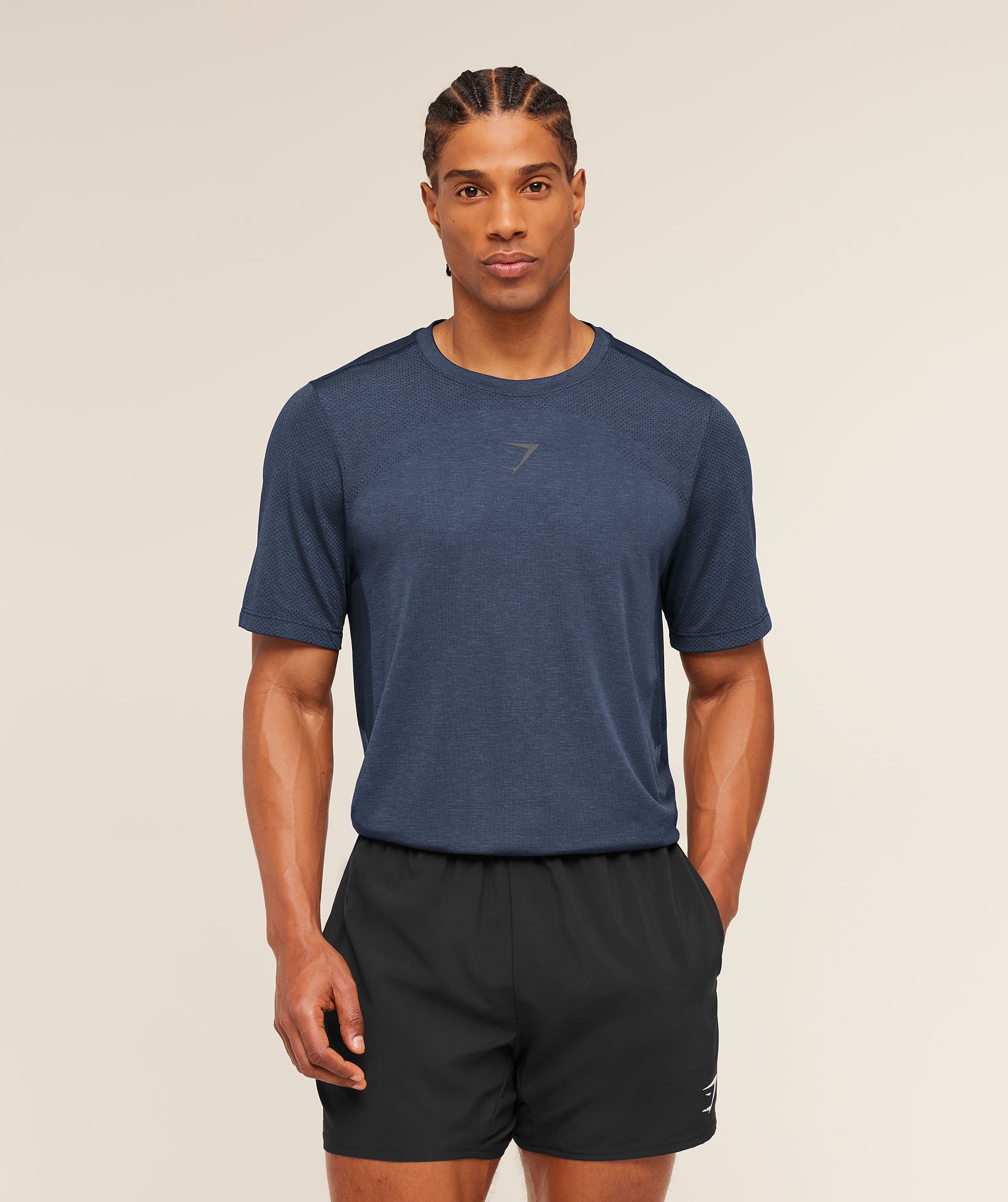 Lightweight Seamless T-Shirt - Heavy Blue/Marl ;)