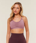 Ruched Sports Bra - Calm Pink ;)