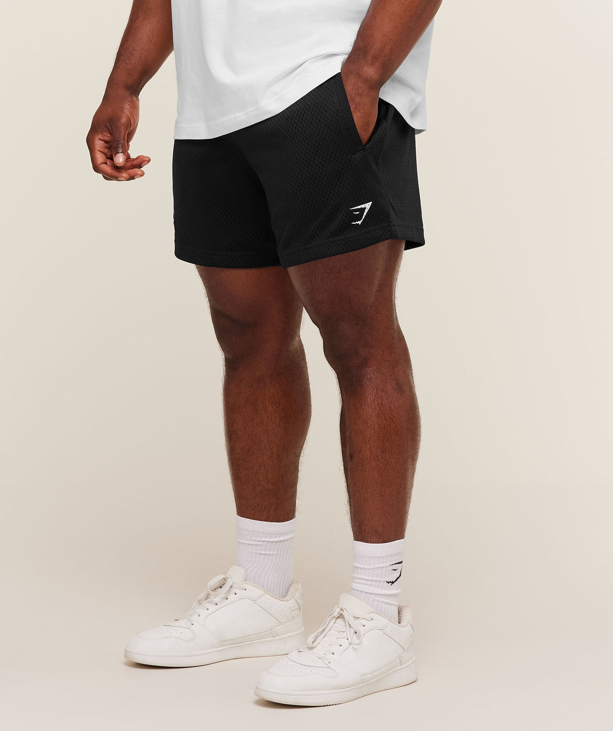 Lifting Mesh 5" Shorts - Black