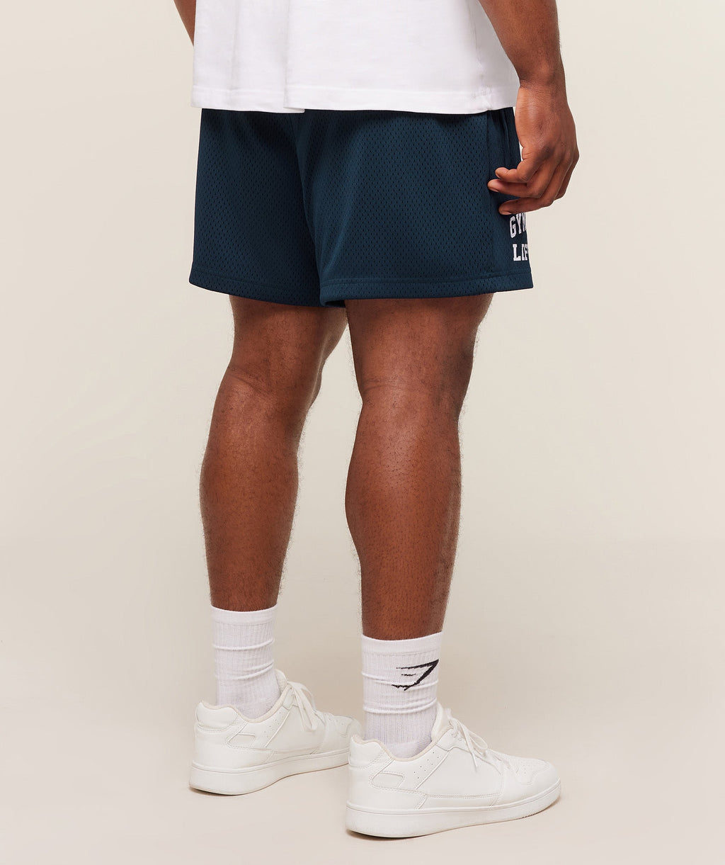 Lifting Mesh 5" Shorts - Navy