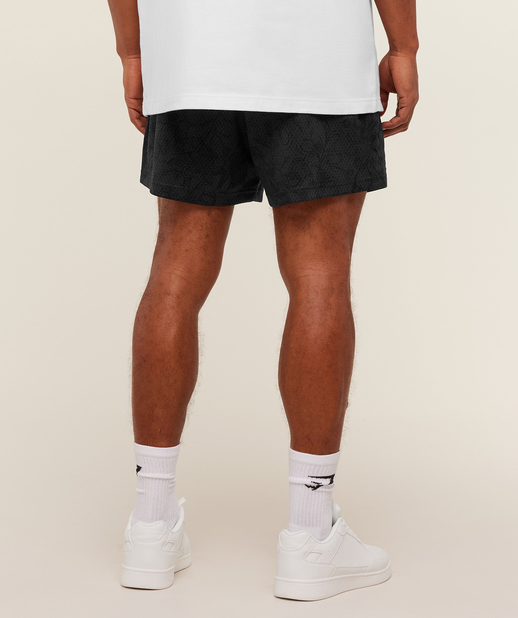 Lifting Mesh 5" Shorts - Black/Grey