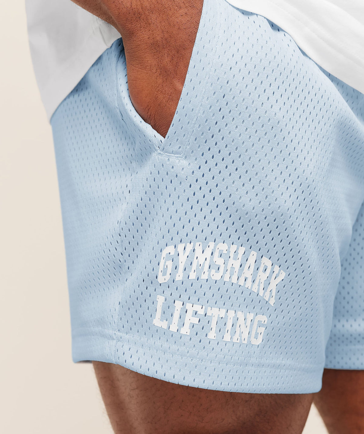 Lifting Mesh 5" Shorts - Chilled Blue