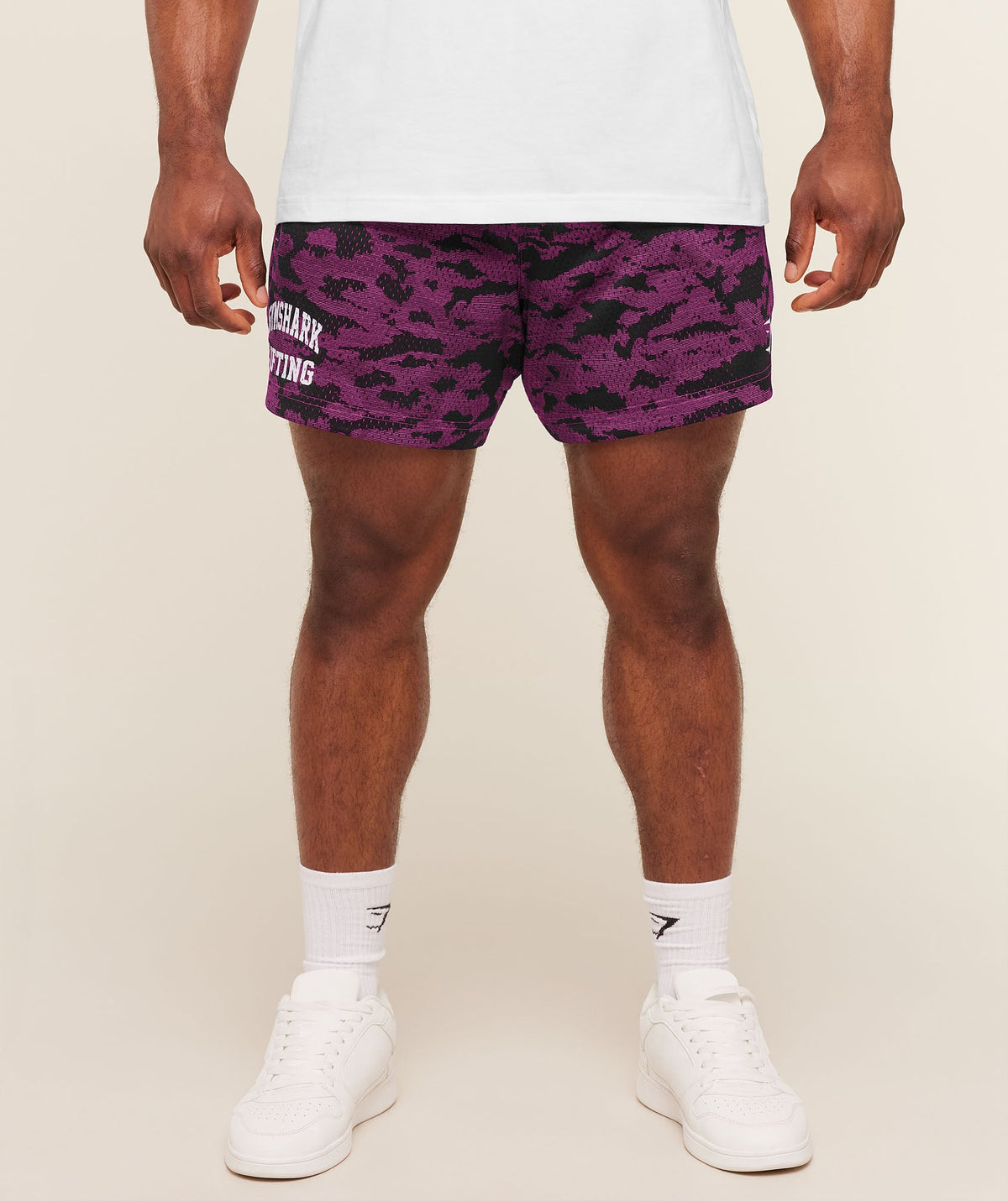 Lifting Mesh 5" Shorts - Super-Set Pink