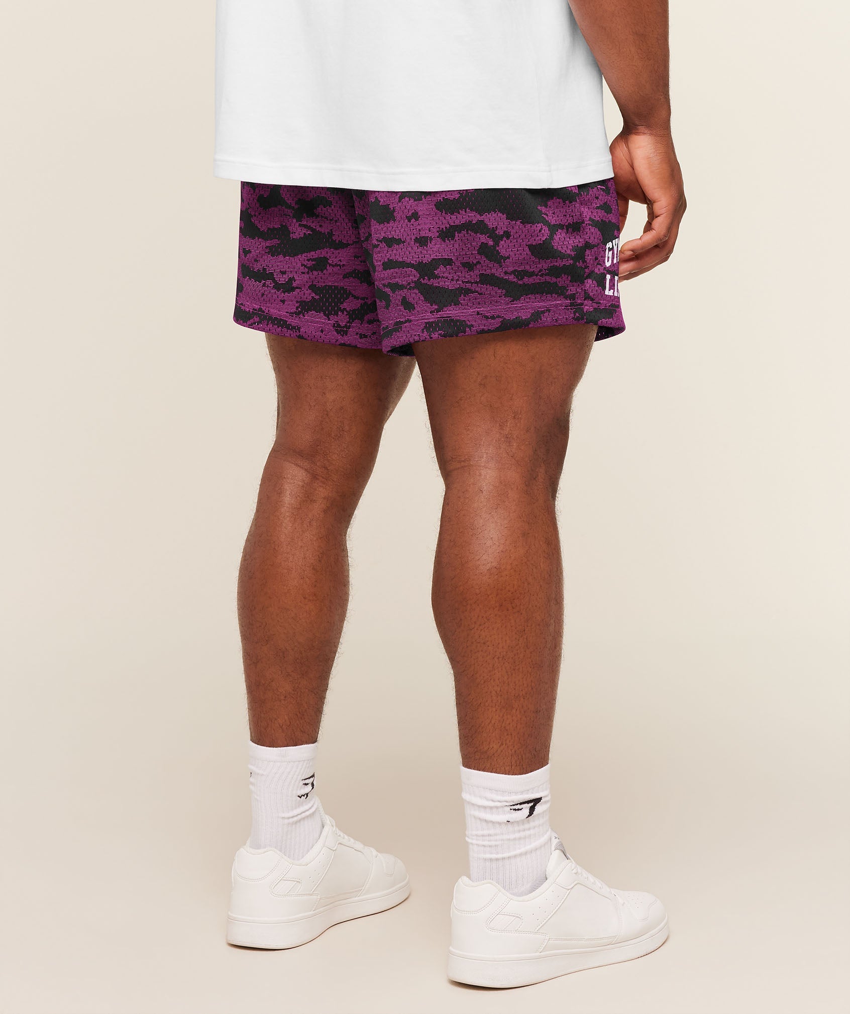Lifting Mesh 5" Shorts - Super-Set Pink