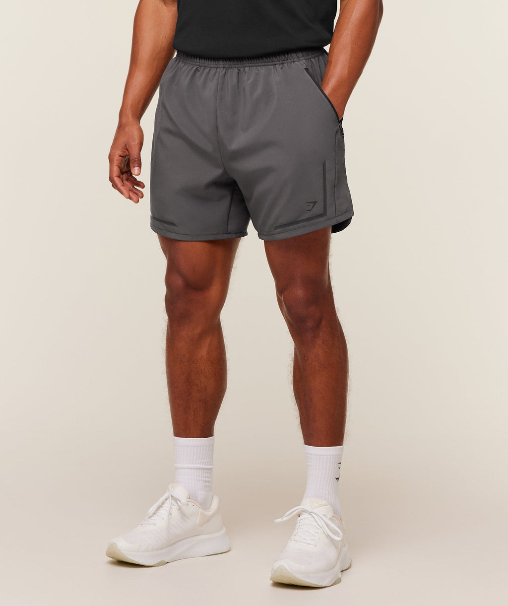 Movement Sport 5" Shorts - Grey