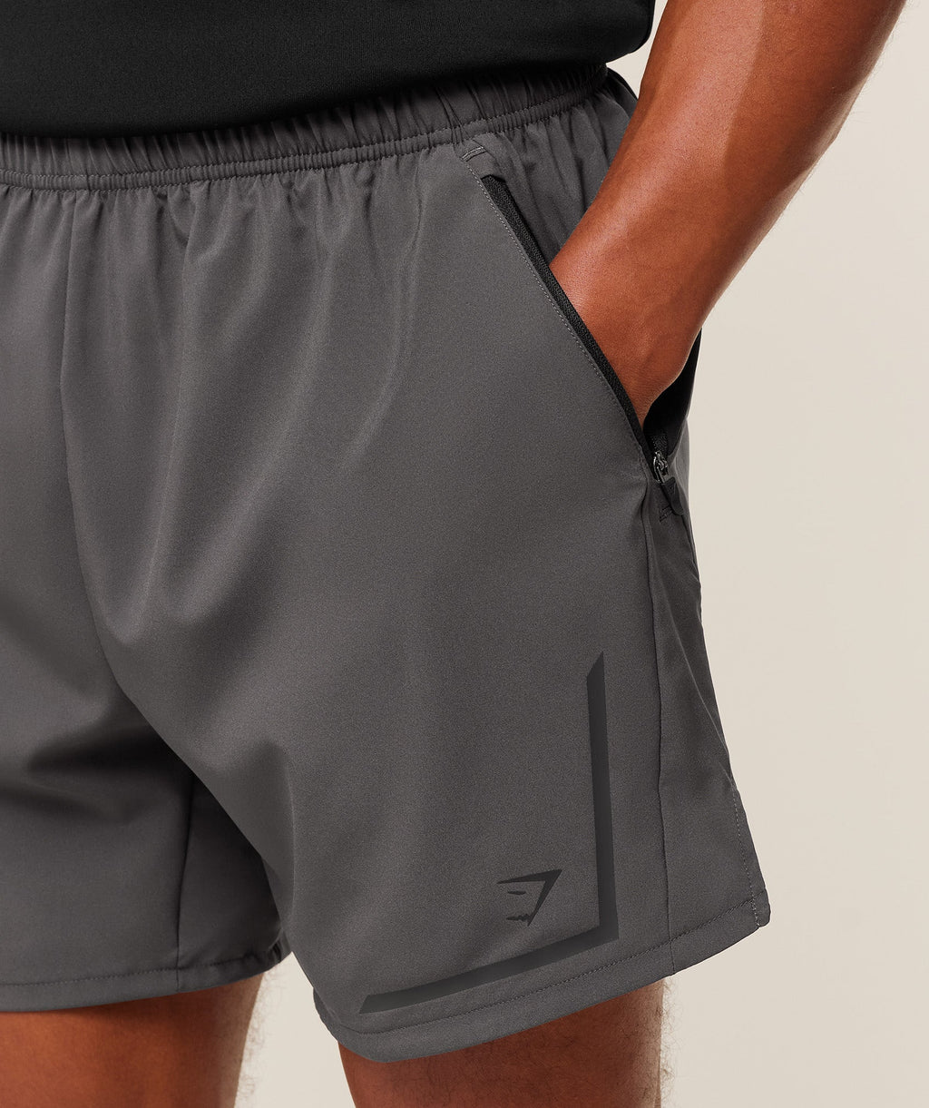 Movement Sport 5" Shorts - Grey