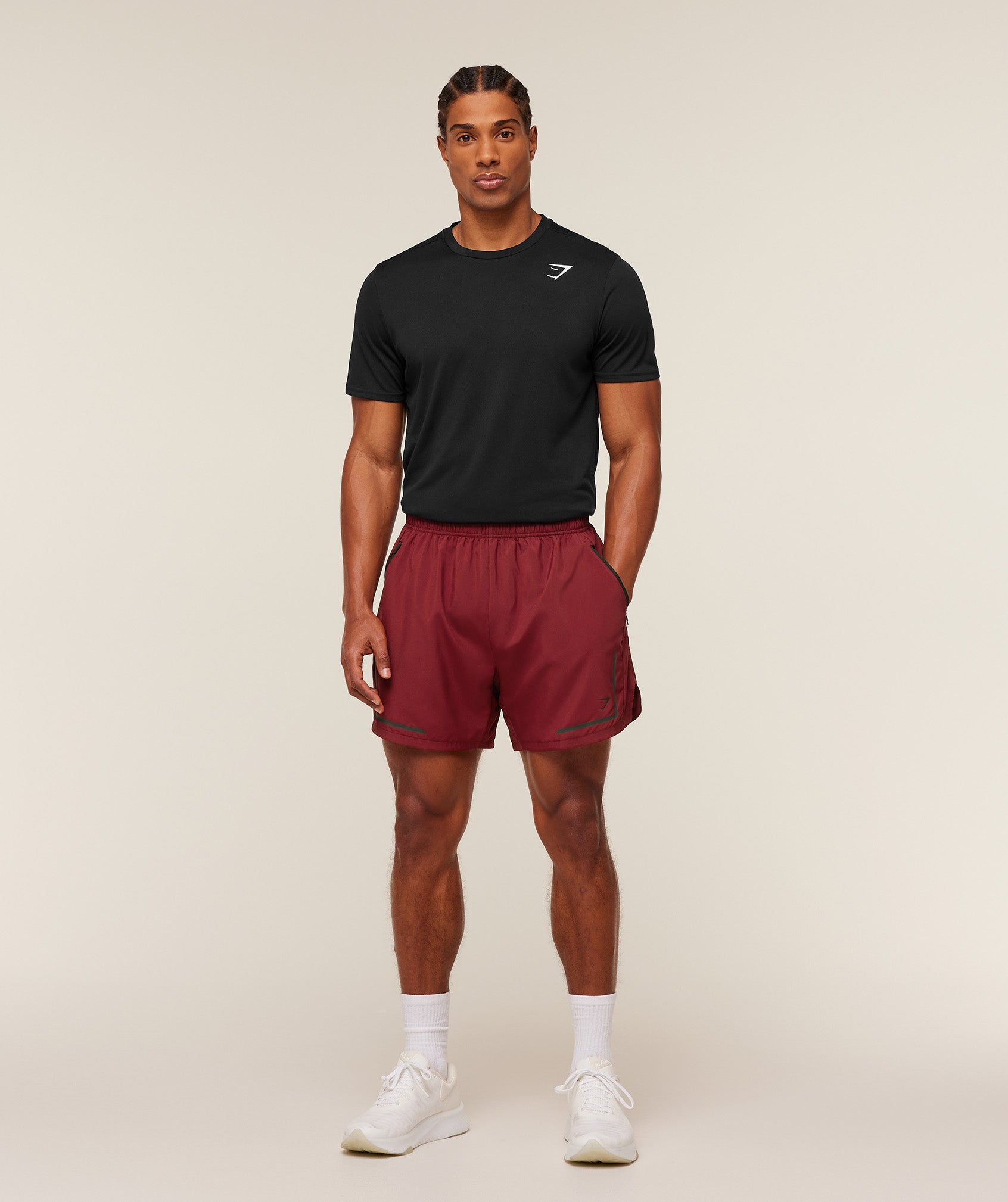 Movement Sport 5" Shorts - Sets Red