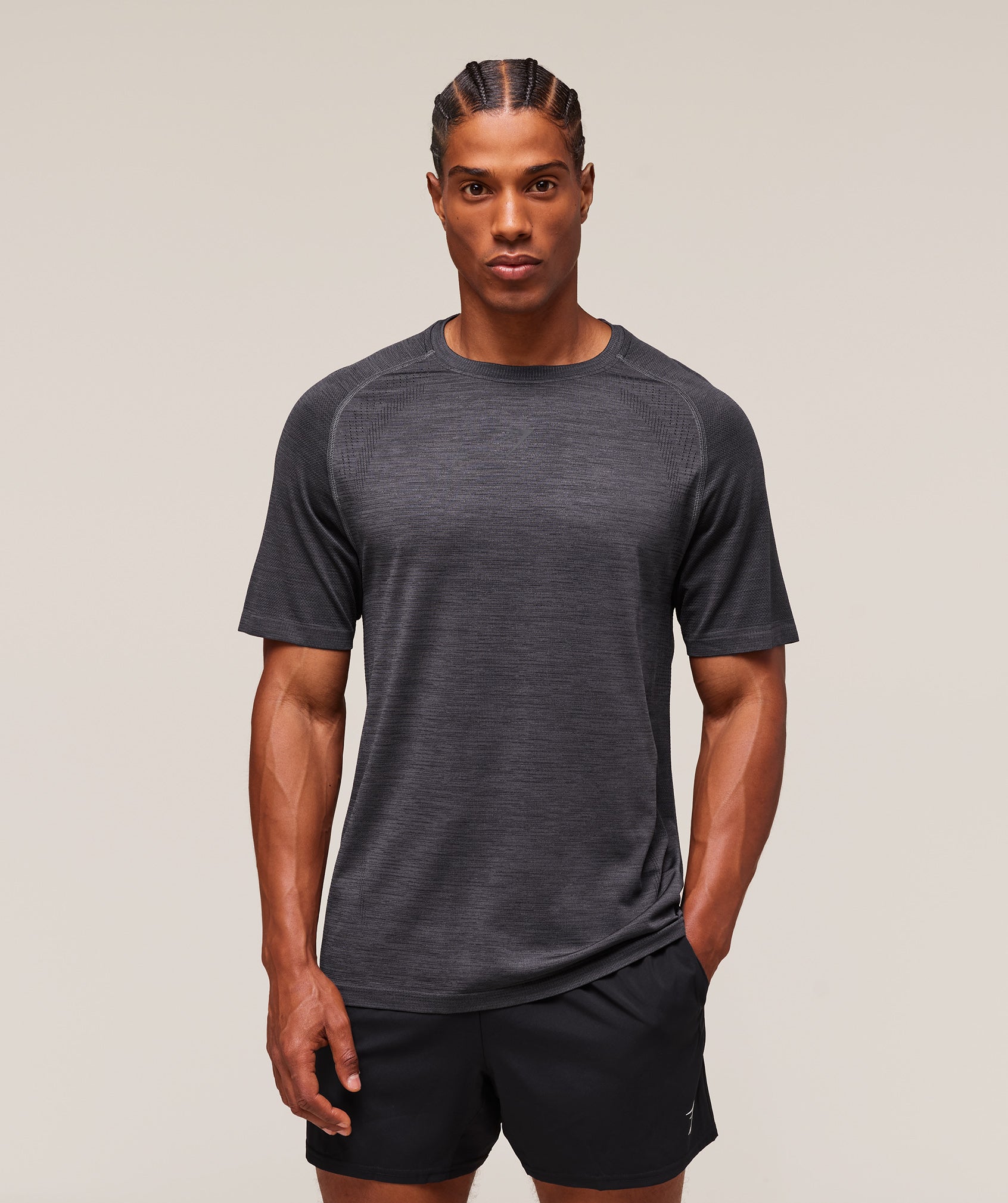 Versatile Seamless T-Shirt - Dark Grey/Black ;)