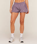 Flutter Woven Shorts - Dusk Purple