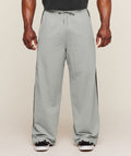 Retro Collegiate Track Pants - Smokey Grey/Onyx Grey