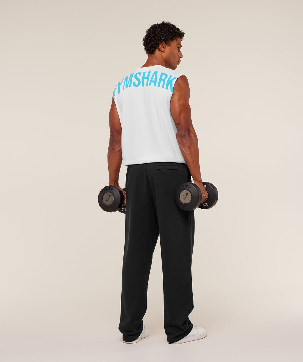 Power Cut Off Tank - GS White/GS Brand Blue