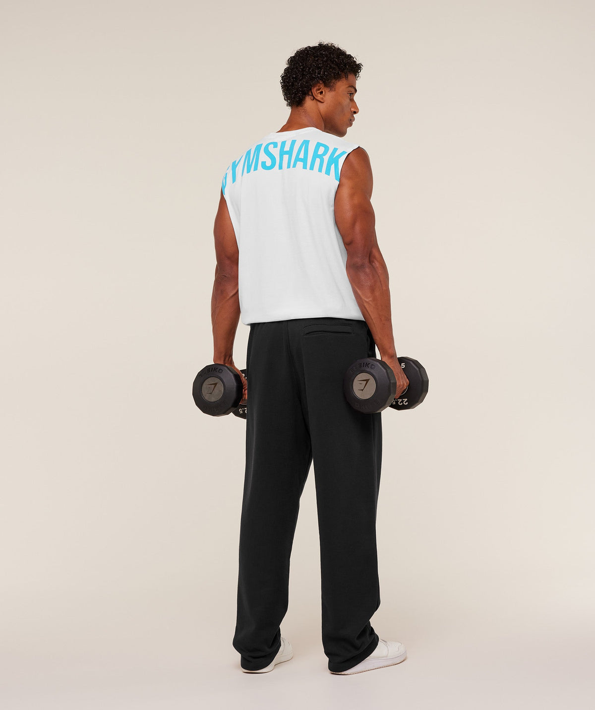 Power Cut Off Tank - GS White/GS Brand Blue