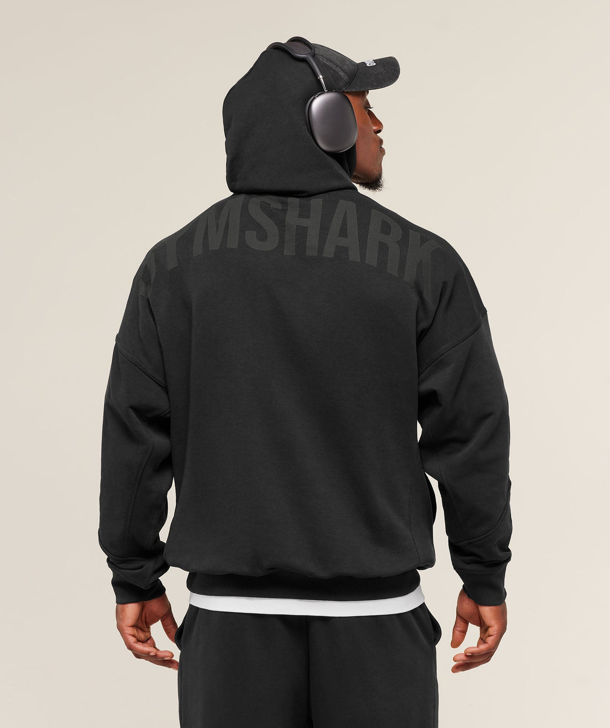Power Oversized Hoodie - Black/Asphalt Grey ;)