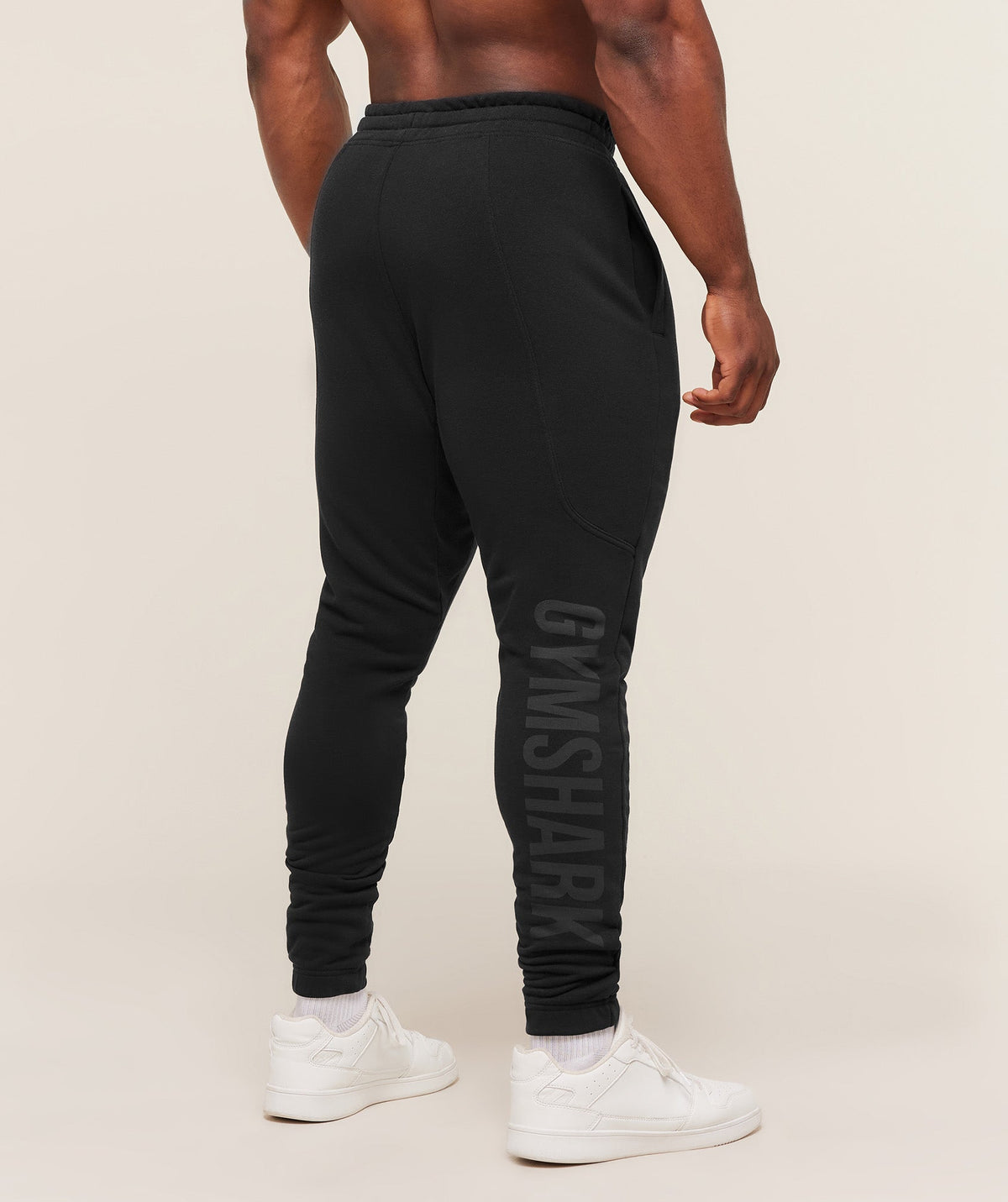 Power Wordmark Joggers - Black/Asphalt Grey ;)
