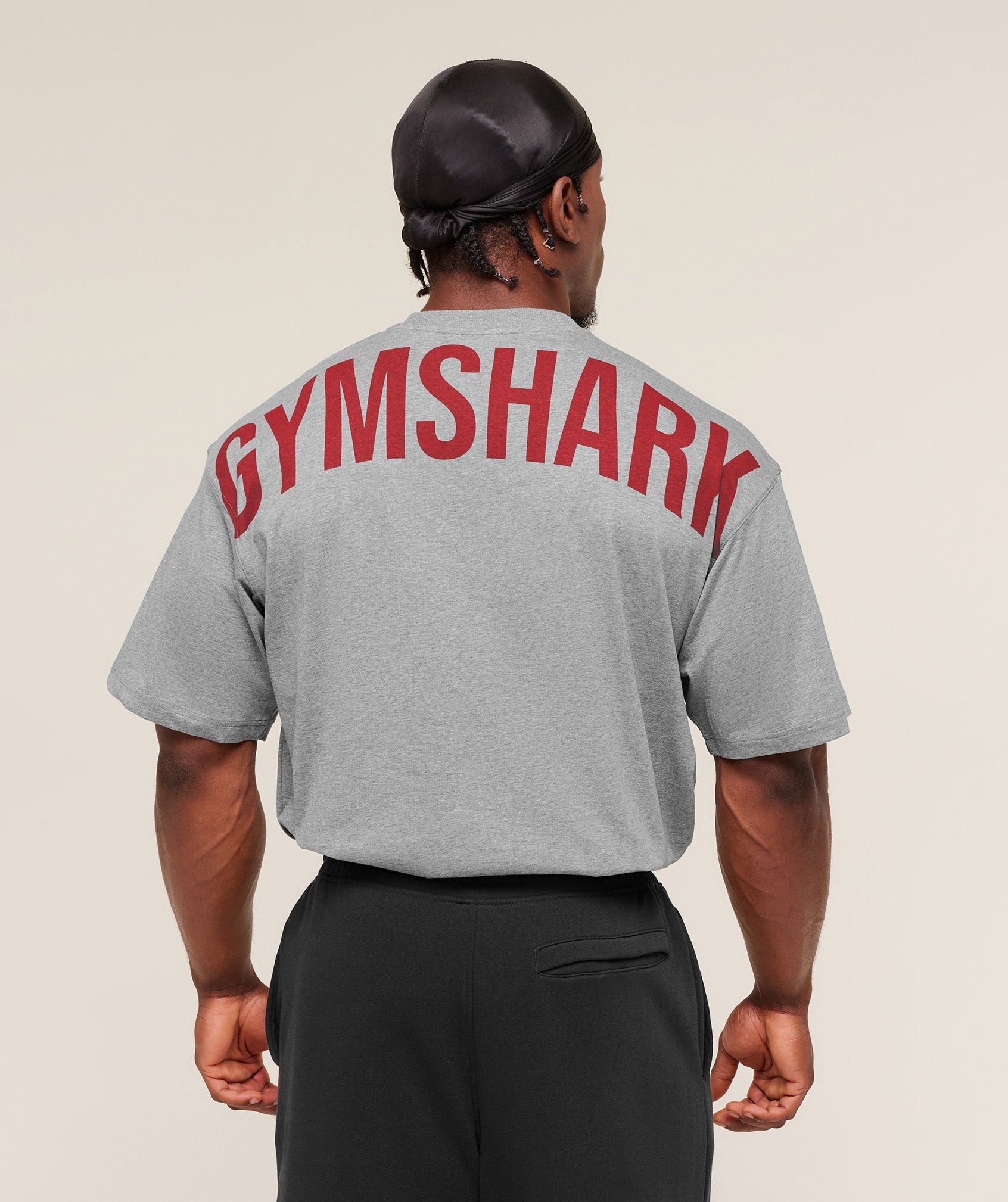Power T-Shirt - Charcoal Core Marl/Sets Red ;)