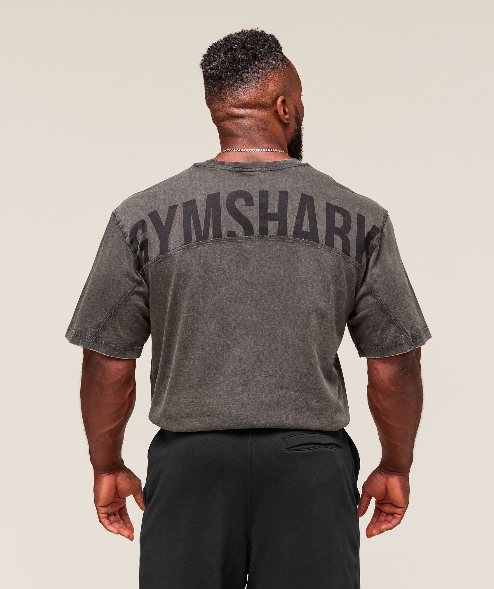 Power Washed T-Shirt - Grey/Acid Wash Small Ball ;)