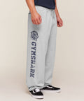 RETRO COLLEGIATE GRAPHIC WIDE LEG PANTS