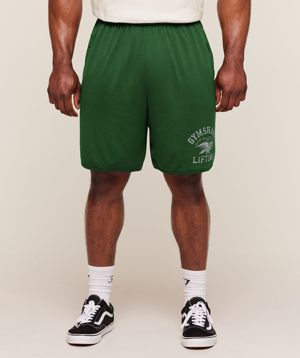 Collective Mesh Shorts - Athletic Green