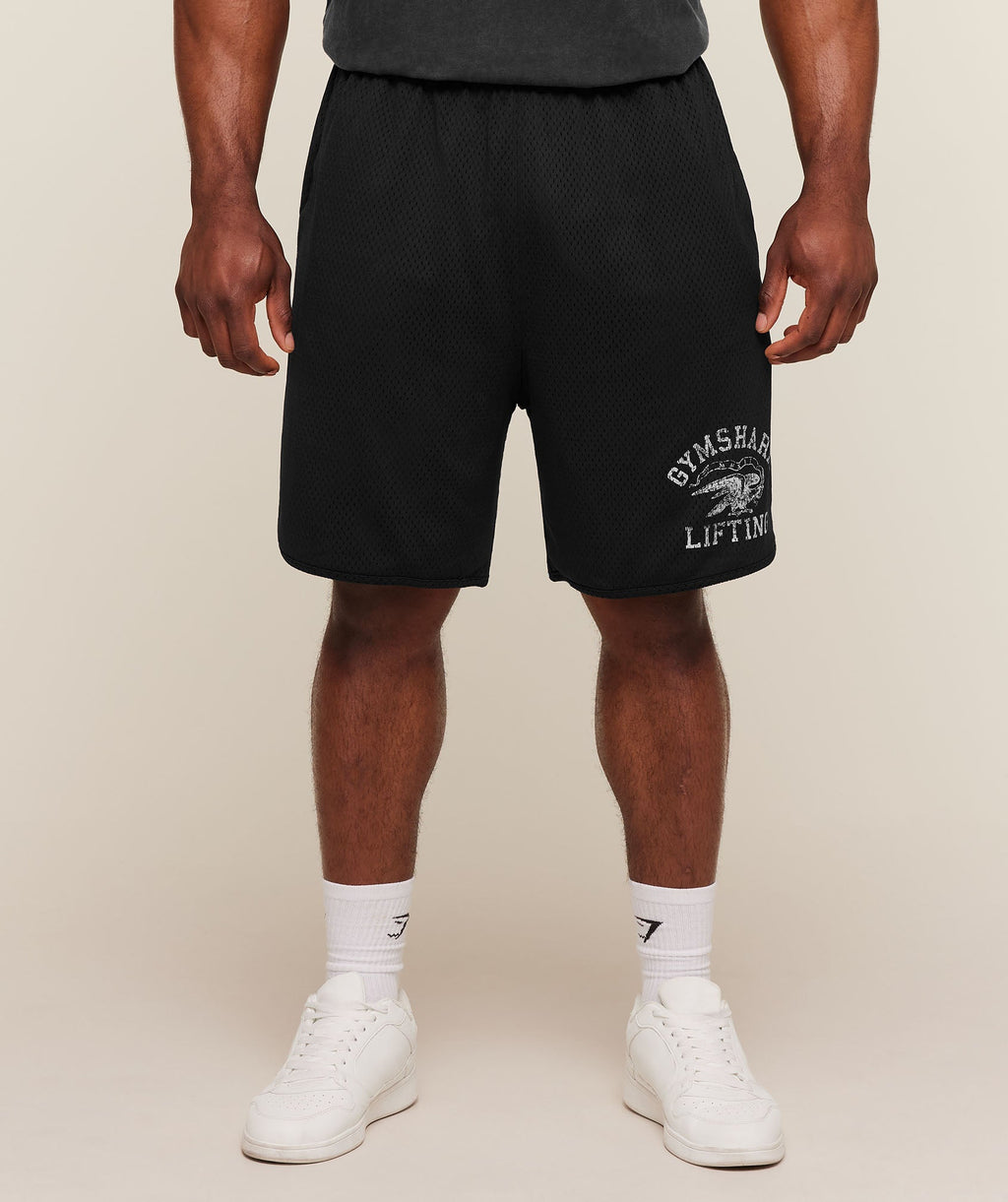 Collective Mesh Shorts - Black