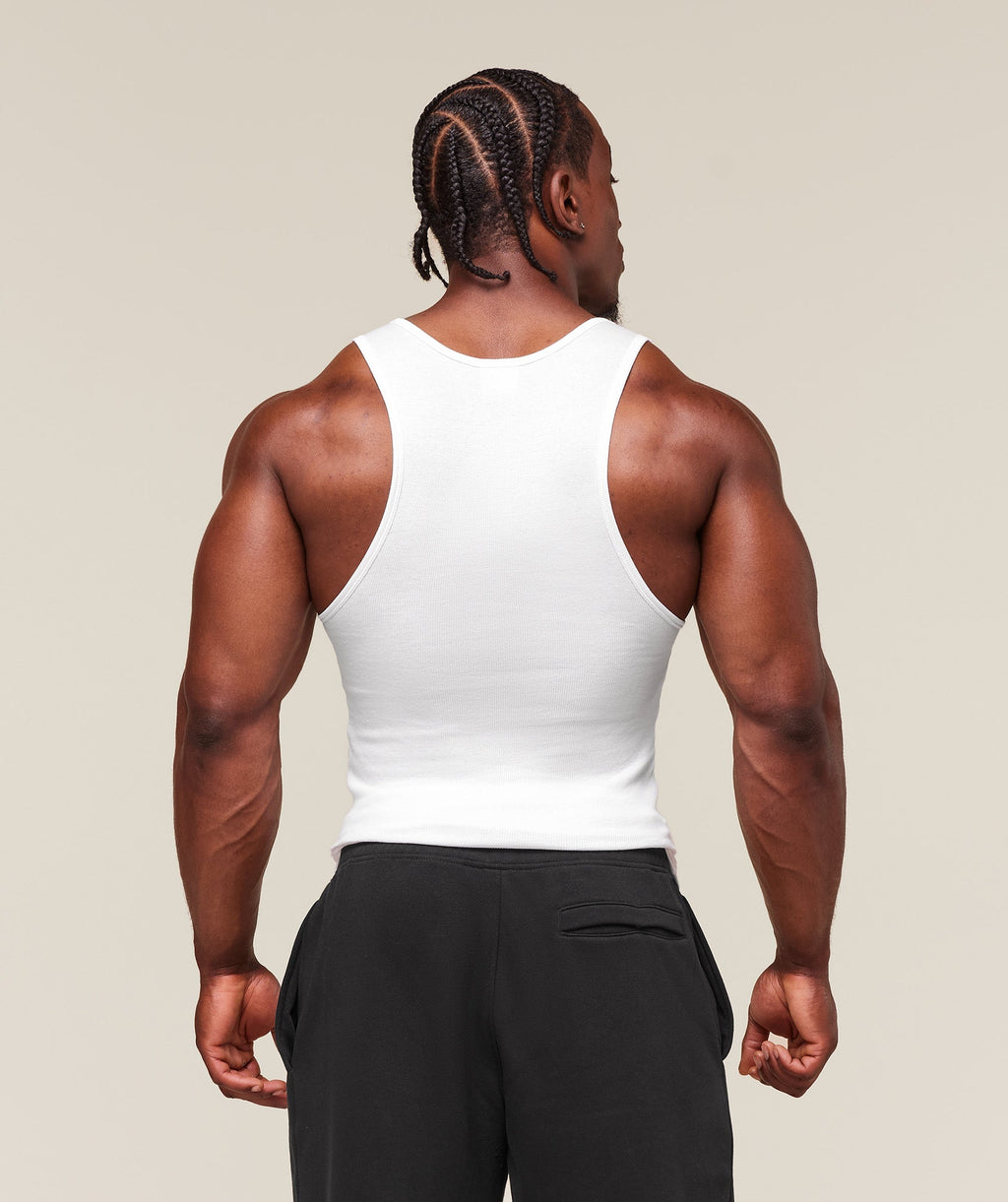 Ribbed Tank 3 Pack - White