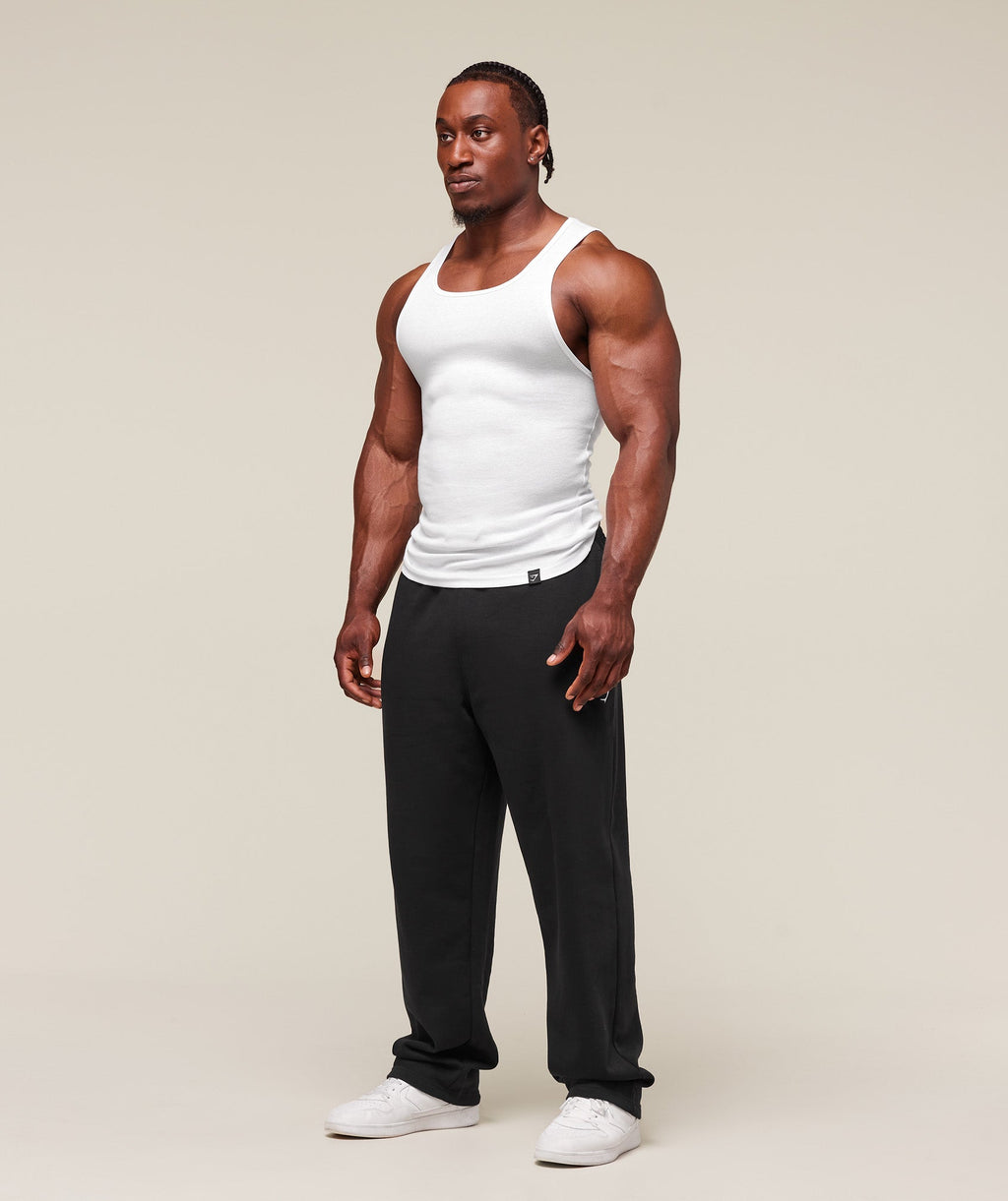 Ribbed Tank 3 Pack - White