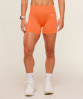 Interval Seamless Shorts - Dayglow Peach