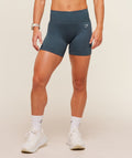 Interval Seamless Shorts - Stealth Blue