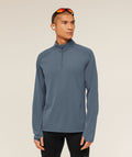 Running Elite 1/4 Zip - Titanium Blue ;)