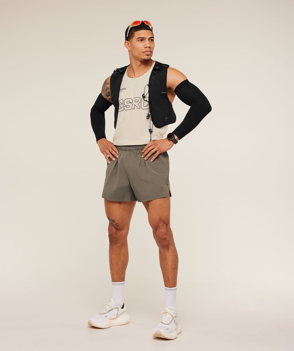 Running Elite 5" Short - Camo Brown