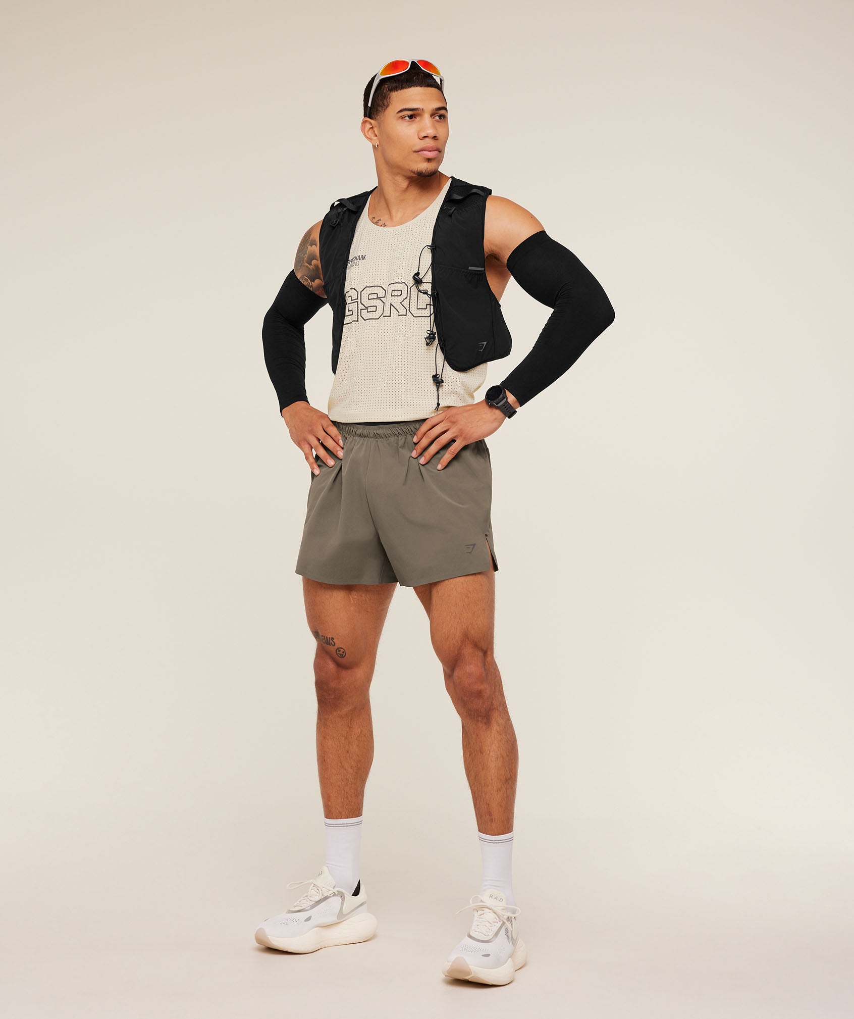 Running Elite 5" Short - Camo Brown